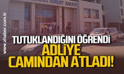 Kdz. Ereğli'de tutuklandığını öğrenen şüpheli adliyede camdan atladı