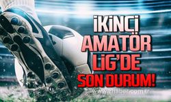 İkinci Amatöre Lig’de son durum!