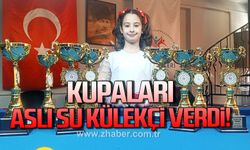 Zonguldak’ta Kupaları Minik Aslı Su Külekçi verdi