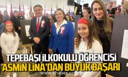 Tepebaşı İlkokulu öğrencisi Asmin Lina Kütük'ten büyük başarı.
