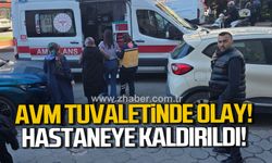 Kdz. Ereğli'de, AVM tuvaletinde kadın baygınlık geçirdi