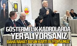 Yılmaz Karaca; "Gazetecilik Yapmayarak Göstermelik Kadrolarda Yer Alıyorsanız Daha Rahat Basın Kartı Alıyorsunuz"