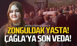 Zonguldak yasta. 14 Yaşındaki Çağla Savaş’a son veda