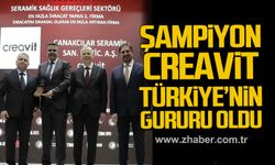 Şampiyon Creavit Türkiye'nin gururu oldu.