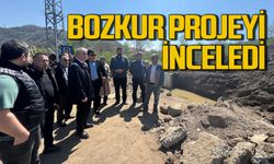 Saffet Bozkurt projeyi yerinde inceledi