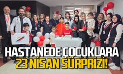 Hastane 23 Nisan'ı kutladılar: Tedavi gören çocuklara sürpriz