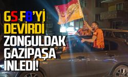 Galatasaray Fenerbahçe'yi devirdi Zonguldaklı taraftarlar Gazipaşa'yı inletti