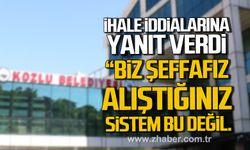Altuğ Dökmeci ihale iddialarına yanıt verdi. "Biz şeffafız. Sizin alışkın olduğunuz sistem bu değil"
