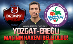Yozgat-Ereğli maçının hakemi açıklandı!