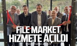 Zonguldak'ta File Market hizmete açıldı.