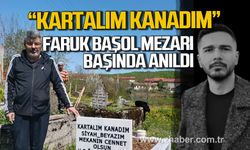 "Kartalım kanadım" Faruk Başol mezarı başında anıldı.