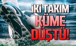 İki takım küme düştü!