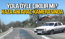Yola öyle çıkılır mı... Kaza anı kamerada