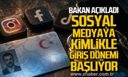 Adalet Bakanı Akın Gürlek açıkladı. Sosyal medyaya kimlikle giriş dönemi başlıyor.