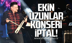 Zonguldak'ta Ekin Uzunlar konseri iptal