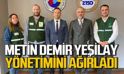 Metin Demir Yeşilay Zonguldak Şube yönetimini kabul etti