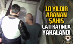 Zonguldak'ta 10 yıldır şahıs çatı katında yakalandı