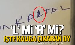 ‘L’ mi ‘R’ mi? İl Genel Meclisi'nde işte kavga çıkaran oy.