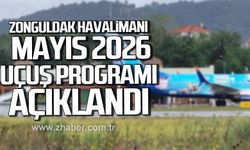 Zonguldak Havalimanı 2026 Mayıs ayı uçuş takvimi açıklandı.