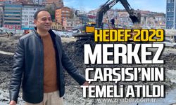 Zonguldak'ta Merkez Çarşısı'nın temeli atıldı.