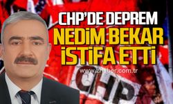 CHP'de deprem. Nedim Bekar partisinden istifa etti.