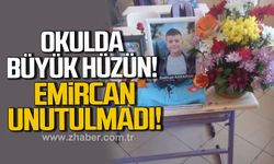 Okulda büyük hüzün. Emircan unutulmadı
