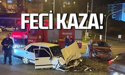 Feci kaza: Kafa kafaya çarpıştılar yaralılar var!