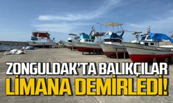 Zonguldak'ta balıkçılar limana demirledi, umutlar yeni sezona kaldı