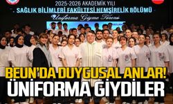 BEUN'da üniforma giyme töreninde duygusal anlar yaşandı