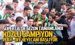 Süper Lig'de sezon tamamlandı, Kozlu şampiyon oldu. Play-off heyecanı başlıyor.