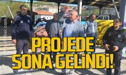 Gökçebey’de kapalı pazar yeri için kurban kesildi