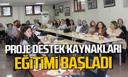 Zonguldak'ta proje destek kaynakları eğitimi başladı.
