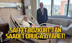 Saffet Bozkurt'tan Saadet Oruç'a ziyaret