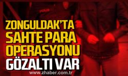 Zonguldak'ta sahte para operasyonu. Gözaltı var