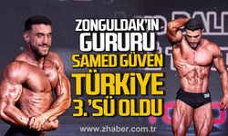 Samed Güven Türkiye Vücut Geliştirme ve Fitness Şampiyonasında 3. oldu.