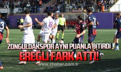 Zonguldakspor aynı puanla bitirdi, Ereğli fark yarattı