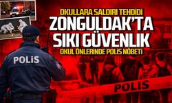 Okullara saldırı tehdidi... Zonguldak'ta sıkı güvenlik