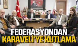 Zonguldak İli Dernekleri Federasyonu Necdet Karaveli’yi kutladı
