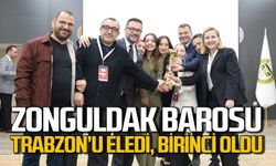 Zonguldak Barosu, Trabzon'u geçti birinci oldu