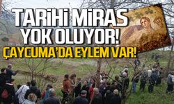 Tarihi miras yok oluyor... Zonguldak'ta eylem var