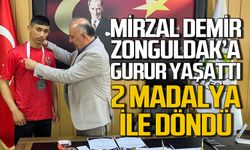 Zonguldak’ın gururu oldu: 2 Türkiye derecesiyle döndü
