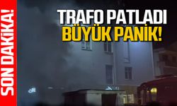 Trafo patladı vatandalar büyük panik yaşadı