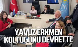 Yavuz Erkmen koltuğunu devretti