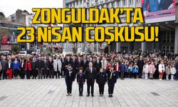 Zonguldak’ta 23 Nisan coşkusu valilik önünde başladı