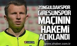 Zonguldakspor- Giresunspor arasındaki karşılaşmanın hakemini açıklandı.