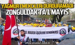 Zonguldak’ta 1 Mayıs coşkuyla kutlanıyor.