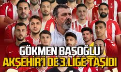Gökmen Başoğlu Ereğli'den sonra Akşehir'i de 3.lige çıkardı