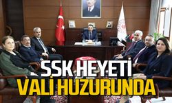 Zonguldak SGK heyetinden Vali Hacıbektaşoğlu’na ziyaret