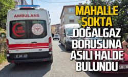 Cansız bedeni doğal gaz borusuna asılı halde bulundu