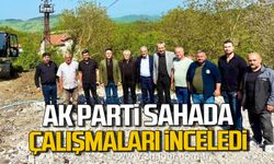 AK Parti köy ve beldelerde yürütülen çalışmaları yerinde inceledi.
